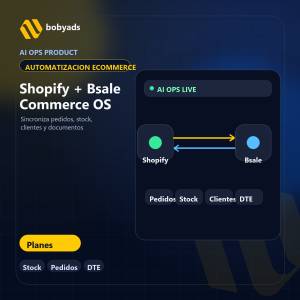 Imagen de producto BOBYADS para Integracion Shopify + Bsale Commerce OS