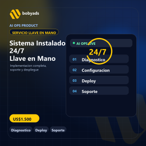 Imagen de producto BOBYADS para Sistema Instalador 24/7 Llave en Mano